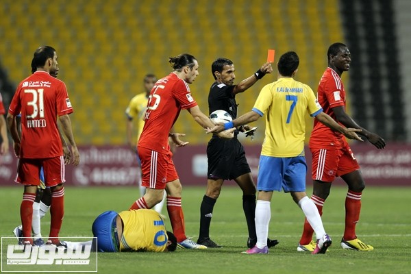 الغرافة والعربي "تصوير: موقع قناة الكأس"