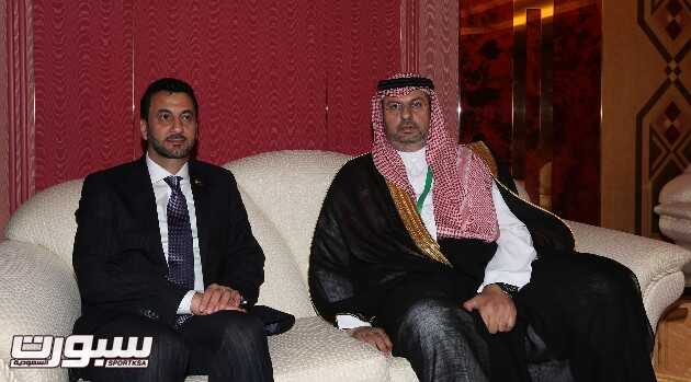 الأمير عبدالله بن مساعد يجتمع بوزير الشباب والرياضة العراقي