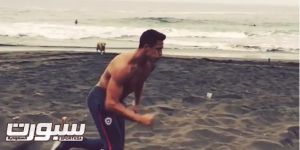 alexis-sanchez-slow-motion-beach-workout