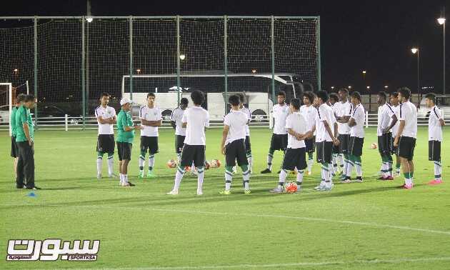 تدريبات المنتخب الاولمبي