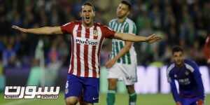 Football Soccer - Real Betis v Atletico Madrid - Liga BBVA - Benito Villamarin - 22/11/2015 Atletico Madrid's Koke celebrates after scoring against Real Betis Reuters/Marcelo del Pozo