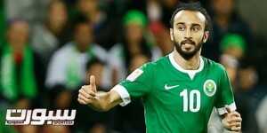 Saudi Arabia's Mohammed Al-Sahlawi celebrates his goal from a penalty kick during their Asian Cup Group B soccer match against Uzbekistan at the Rectangular stadium in Melbourne January 18, 2015. REUTERS/Brandon Malone (AUSTRALIA  - Tags: SOCCER SPORT)   - RTR4LUZO