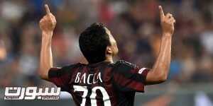 REGGIO NELL'EMILIA, ITALY - AUGUST 12:  Carlos Bacca Ahumada of Milan celebrates after scoring to make it 2-0 during the TIM pre-season tournament match between AC Milan and FC Internazionale at Mapei Stadium - Città del Tricolore on August 12, 2015 in Reggio nell'Emilia, Italy.  (Photo by Giuseppe Bellini/Getty Images)
