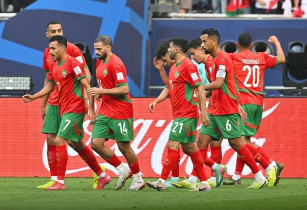 المغرب لنصف نهائي كأس العرب