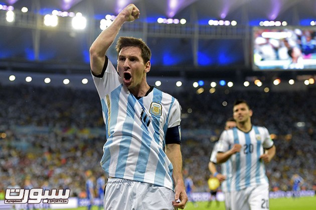 Argentina's forward and captain Lionel Messi
