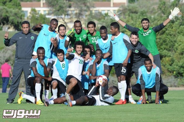 تدريبات المنتخب السعودي الأول لكرة القدم 2014  - 1