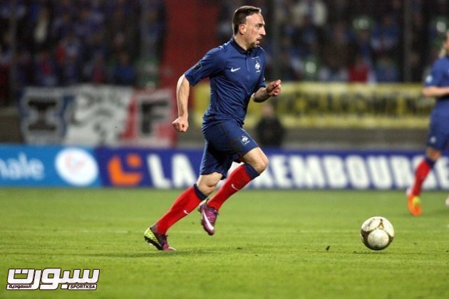Luxembourg - Football Match Luxembourg vs France 0:2 , 7	Franck RIBERY Qualification match for the UEFA Euro 2012 in the Josy Barthel Stdium Luxembourg - Group D - 25.03.2011 -  - Fussball, Football - copyright mandatory © ATP Arthur THILL